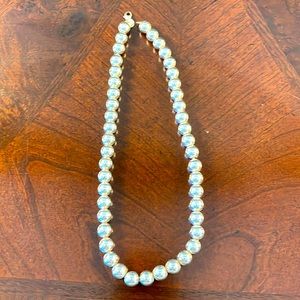 Tiffany & Co. Silver ball necklace